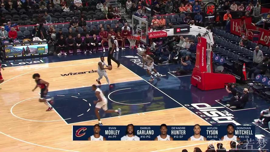 米切尔砍赛季新高48分 骑士逆转奇才取胜